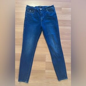 True Religion Women’s High Rise Super Skinny Halle Jeans Tag Size 31 Measures 32